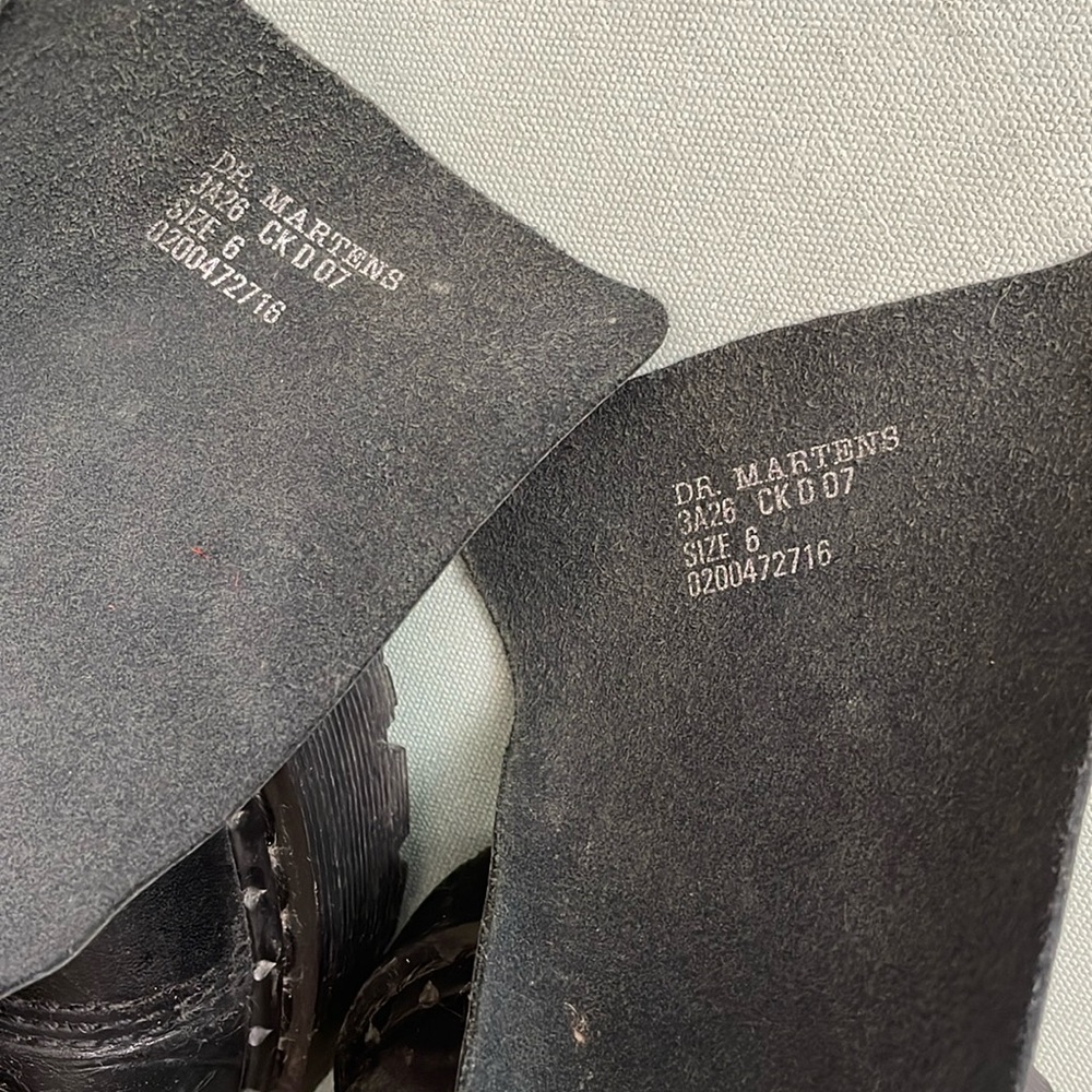 Dr. Martens Vintage 3A26 3 Strap 14 Eye Leather Boots Made In England UK 6 US 8 - Picture 8 of 15